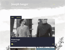 Tablet Screenshot of josephsanger.com